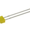 Dioda LED; L-13YD; 2mm; żółty; Światłość: 8mcd; 70°; żółta; dyfuzyjna; 2,1V; 30mA; 588nm; płaskie czoło; przewlekany (THT); King