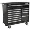 Sealey AP41120B Rollcab 12 Drawer with Ball Bearing Runners Heavy-duty - Black