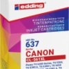 Edding atrament Zamiennik Canon CL-561XL zamiennik Combi-Pack Kolor EDD-637 18-637