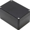 Polyester enclosure, (L x W x H) 110 x 75 x 55 mm, black (RAL 9005), IP66, 1590ZGRP082BK