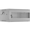 Szafa instalacyjna RACK wisząca 19 4U 600X450 szara drzwi perforowane LANBERG (FLAT PACK) WF01-6404-23S