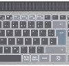 Klawiatura wielofunkcyjna „WK-750”, bezprzewodowa, podświetlana, czarna, QWERTZ DE