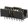 Pin header, 24 pole, pitch 2 mm, straight, black, 2-2823408-4