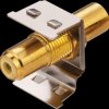 26110396 RCA keystone coupling, metal, yellow