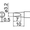 Grot śrubokręt płaski 3.2mm JV-TP38 do stacji iSolder-40 PT AOYUE T12
