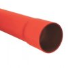 Rura osłonowa sztywna z kielichiem ROS-M 160/8 czerwony 10676 /6m/