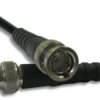 Coaxial cable, BNC plug (straight) to BNC plug (straight), 75 Ω, RG-59, grommet black, 7.62 m, 115101-20-300
