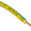 Przewód montażowy 1,5mm² Zielony/Żółty RS PRO PVC 16 AWG 750 V dł. 100m 27/0,25 mm +70°C IEC 60332-1