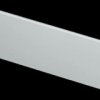 Front plate, aluminum, (W x H) 124.2 x 33.6 mm, light gray, for SHELL-TYPE CASES O/V 190, Vers. I/V, A9114111