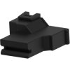 Insulating housing for 6.35 mm, 1 pole, nylon, black, 1969507-3