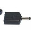 Redukcja wt.Jack 6,3/2gn.Jack 6,3 stereo plastik