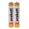 LR61 AAAA - 2 pcs 1.5V Alkaline Plus Battery - BP10 Eurobatt