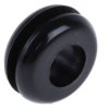 RS PRO Przelotka kablowa średnica otworu 7.4 mm Czarny Ø 5 mm Przelotka kablowa Polichlorek winylu Ø 5 mm 85 °C 0 °C