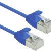 kabel LAN Roline 21.15.3347, 1 szt., RJ45, CAT 6a, U/FTP, 5.00 m, niebieski