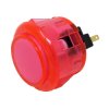 Arcade Button - 30mm Translucent Pink