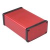 1455K1201RD Hammond Red Aluminium Instrument Enclosure 120 x 78 x 43mm