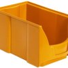 BRB Lagertechnik 977436 Skrzynka magazynowa nadaje się na żywność (S x W x G) 200 x 200 x 360 mm żółty 8 szt.