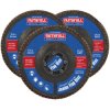 Faithfull FAIFD11512Z3 Zirconia Abrasive Jumbo Flap Disc 115 x 22mm 120 Grit 3Pk