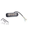 Lampa błyskowa LED do pojazdu, 12W, 4 LED, światło pomarańczowe, R65 R10, 12V/24V, L1892