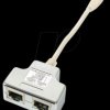 Port doubler - 2x RJ45 jack, 1x plug Cat6