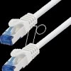 CP4021S Patch cable EconLine, Cat.6a, S/FTP, LSZH, white, 0,50 m
