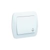 Wyłącznik AKORD AD1/11 dzwonek monostabilny Biały KONTAKT
