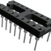 Podstawka DIL 2.54mm Pitch 7.62mm Row Spacing 18 Way, Przepust Formowany Pin, 3A TE Connectivity