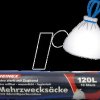 1330 REINEX rubbish bags, 120.0 l, blue, 17.0 µm, x10