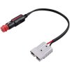 TRU COMPONENTS TC-12195692 High-current connector Black Red with fuse 1 pc