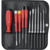 Zestaw wkrętaków PB SWISS TOOLS Sześciokątny, Phillips, płaski, Torx 11 szt.