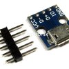 Gniazdo USB micro płytka prototypowa