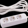 VO-45032 Socket outlet, 3 sockets, 3 m, white