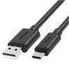 UNITEK Kabel USB 2.0 A / typ-C (wtyk / wtyk) QuickCharge 2.0 czarny 1,5m