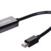 Adapter Lanberg AD-0005-BK (Mini DisplayPort M - HDMI F; 0,20m; kolor czarny)