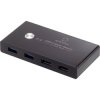 Renkforce RF-4474114 RF-SHB-200 USB 3.2 Gen 1 hub switch 4 ports black