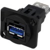 Łącznik USB A - USB A 3.0 FT plastik 19x24mm CP30205N