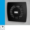 Wentylator domowy Eol 100T Onyx wyłącznik czasowy, fi 100 mm, kolor czarny