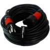 Przedłużacz elektryczny Kabel zasilający budowlany gumowy OnPD 3x1,5mm2 (wtyk / gniazdo z klapką) 16A IP44 czarny 25m Doktorvolt