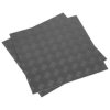 Sealey FT1S Vinyl Floor Tile with Peel & Stick Backing - Silver Treadplate Pk 16