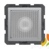 BERKER Q.1/Q.3/Q.7 Głośnik do radia cyfrowego RADIO TOUCH mechanizm one.platform aluminium aksamit lakierowany 28826084 HAGER