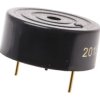 Brzęczyk piezoelektryczny średnica 23.3mm, sygnał ciągły 85dB RS PRO