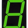 Wyświetlacz LED 7 segmentowy 1.80'' 45mm, 1 znak, zielony, WA