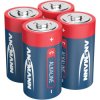 Ansmann 5015571 Red-Line C Battery 1.5V Alkaline 4 pieces Long-Lasting