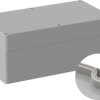 PC enclosure, (L x W x H) 360 x 200 x 149.5 mm, light gray (RAL 7035), IP66, 5U250500