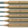 Zestaw wybijaków średnica trzpienia 2,5 mm, 2 mm, 3 mm, 4 mm, 5 mm, 6 mm CK Bolec równoległy 6-szt.