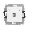 ICON Mechanizm gniazda pojedynczego USB A-B2.0 biały IGUSB-3