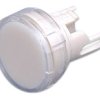 Klosz lampek do przycisku kształt: Okrągły Biały Soczewka Omron
