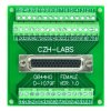 CZH-LABS D-SUB DB44HD Female Header Breakout Board, DSUB.
