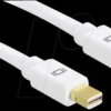 82775 Cable mini DP 1.2 > mini DP, 1,5 m, 4K