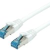 kabel LAN Value 21.99.1970, 1 szt., RJ45, CAT 6a, S/FTP, 0.50 m, biały